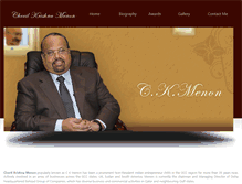 Tablet Screenshot of ckmenon.com